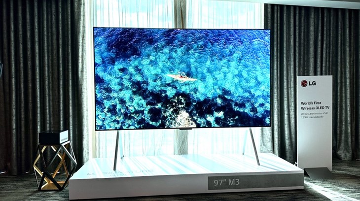 Tivi OLED Signature M3 đạt kích thước 97 inch cho khả năng hiển thị vượt trội