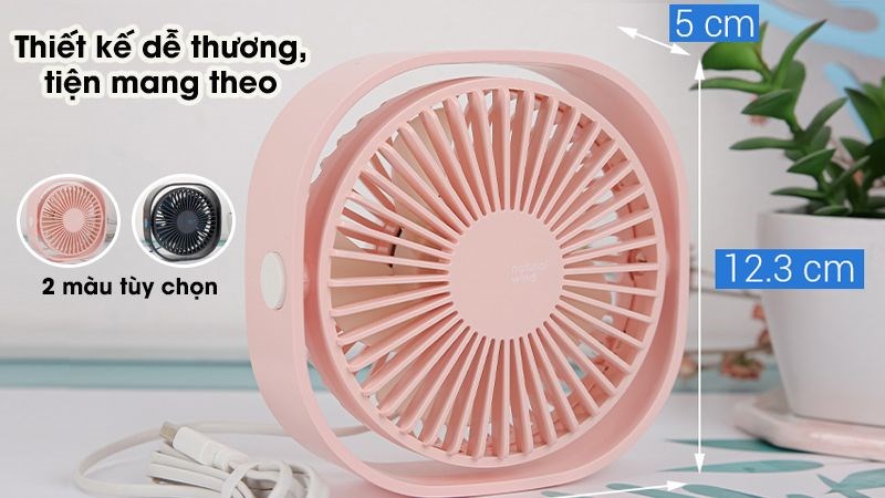 Thiết kế dễ thương nhỏ gọn