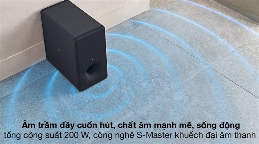 Loa siêu trầm không dây Sony SA-SW3 200W thích hợp sử dụng cùng dàn karaoke tại nhà