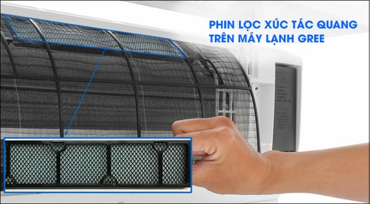 Màng lọc xúc tác quang học có thể loại bỏ đến 99% vi khuẩn và một số virus cùng nhiều chất gây hại khác, giúp bảo vệ sức khỏe người dùng tối ưu