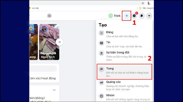 Truy cập ứng dụng Facebook trên trình duyệt