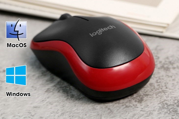 Chuột Không dây Logitech M185 có thể phù hợp với tất cả mọi người phải làm việc và học tập với chuột nhiều