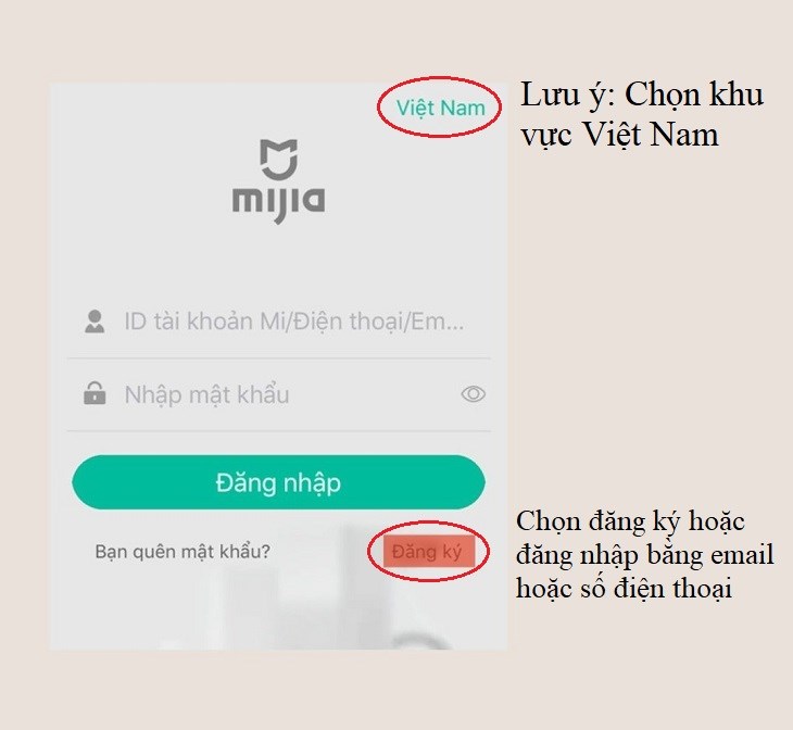 Sau khi tải, bạn đăng ký tài khoản hoặc đăng nhập (nếu đã có tài khoản) bằng email hay số điện thoại