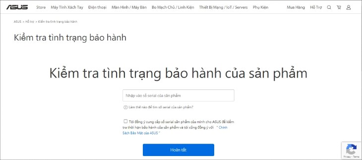 Bạn truy cập vào website chính thức của Asus