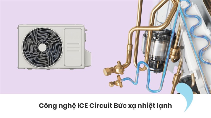 Công nghệ bức xạ nhiệt lạnh ICE Circuit giúp làm tăng hiệu quả làm lạnh của thiết bị trong môi trường khắc nghiệt