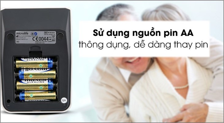 Bạn nên dùng pin chính hãng khi sử dụng máy đo huyết áp tự động Microlife B3 Basic