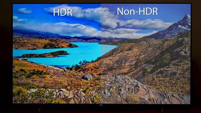 HDR10 giúp tăng độ tương phản và ánh sáng trên các vùng khác nhau