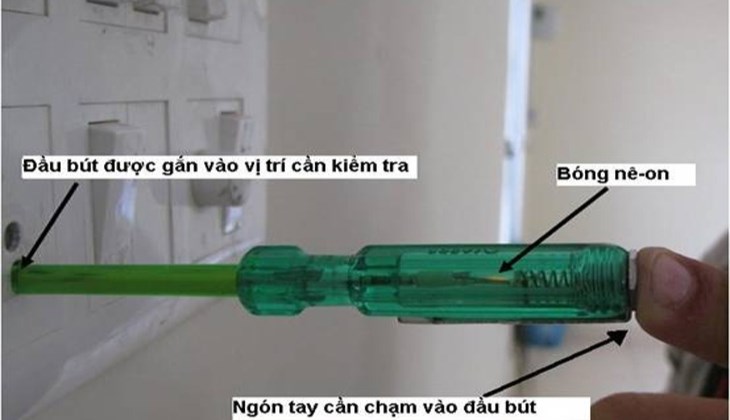 Cách sử dụng bút thử điện đơn giản