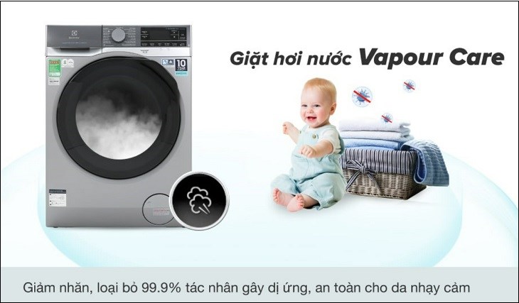 Máy Giặt Cửa Trên Digital Inverter 22kg (WA22R8870GV) tích hợp công nghệ giặt nước nóng Magic Clean giúp loại bỏ vết bẩn tối ưu