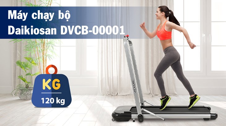 Đặt máy chạy bộ Daikiosan DVCB-00001 ở vị trí bằng phẳng, giúp gia tăng độ bền cho sản phẩm và an toàn khi tập luyện