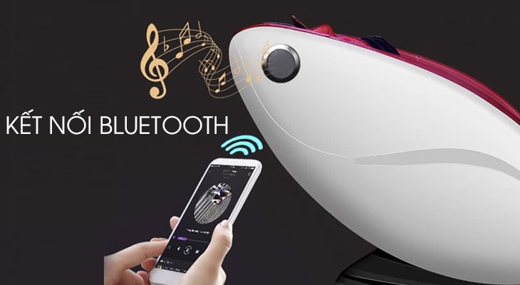 Bạn có thể phát những bài hát yêu thích từ điện thoại để thư giãn qua kết nối Bluetooth