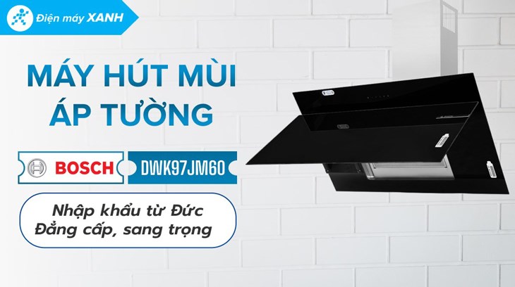 Máy hút mùi kính vát Bosch DWK97JM60 được bán với giá 21.160.000 đồng (cập nhật 08/2023 và có thể thay đổi theo thời gian)