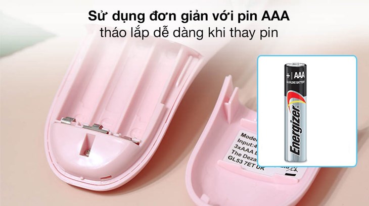 Bạn phải thay pin thường xuyên cho máy mài gót chân tẩy da chết Rio Beauty PEDI2