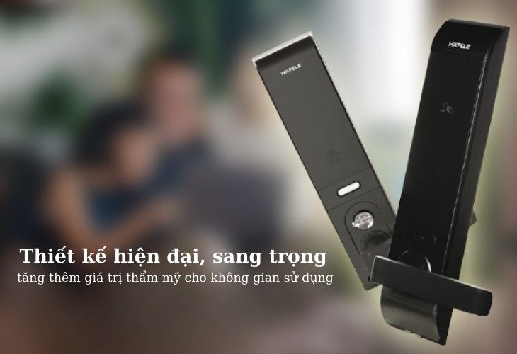 Khóa điện tử Hafele DL7900 thân khóa nhỏ có kiểu dáng nhỏ, sang trọng