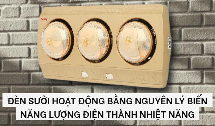 Nguyên lý hoạt động của đèn sưởi 