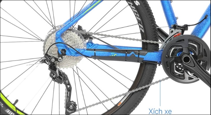 Bộ truyền động Shimano của xe đạp địa hình MTB Merida Challenger 300 27.5 inch Size S cho khả năng vận hành linh hoạt, êm ái