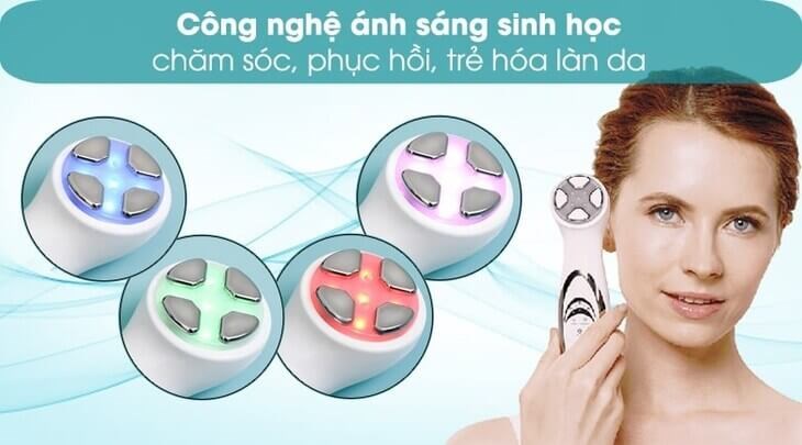 Máy massage sử dụng công nghệ tiên tiến giúp da hạn chế lão hóa