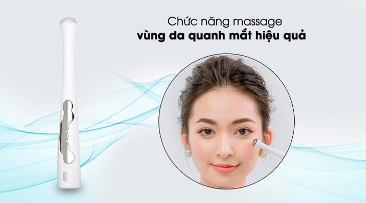 Máy massage mắt giảm thiểu tình trạng thâm mắt, bọng mắt và nếp nhăn