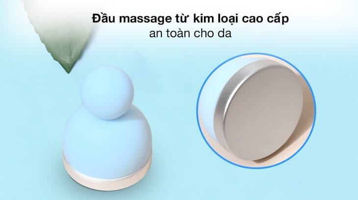 Cây lăn lạnh Emmié Face & Body Ice Cooler với đầu massage bằng nhôm 1050 giúp cải thiện vùng da mắt hiệu quả