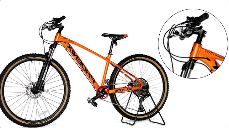 Xe Đạp Địa Hình MTB Phoenix Blaze 27.5 inch sở hữu ghi đông không sừng, giúp người lái điều khiển xe dễ dàng