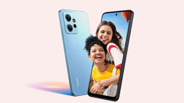 Điện thoại Xiaomi Redmi Note 12 4GB được tạo hình bằng những đường cạnh tinh tế và phẳng cùng màu sắc mới mẻ, hợp thời trang