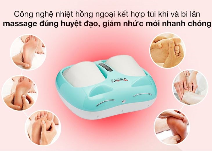 Máy massage chân HASUTA HMF-250 Xanh mang đến nhiều công dụng