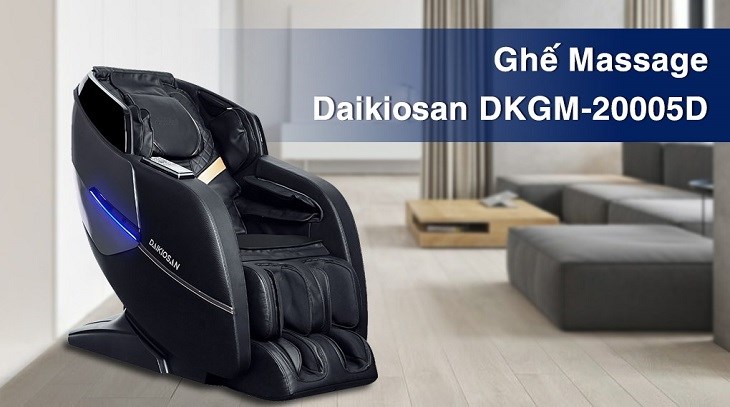 Tính năng tự động quét cơ thể trên ghế massage Daikiosan DKGM-20005D giúp điều chỉnh con lăn đúng với vị trí huyệt đạo và đem lại giây phút thư giãn tuyệt vời