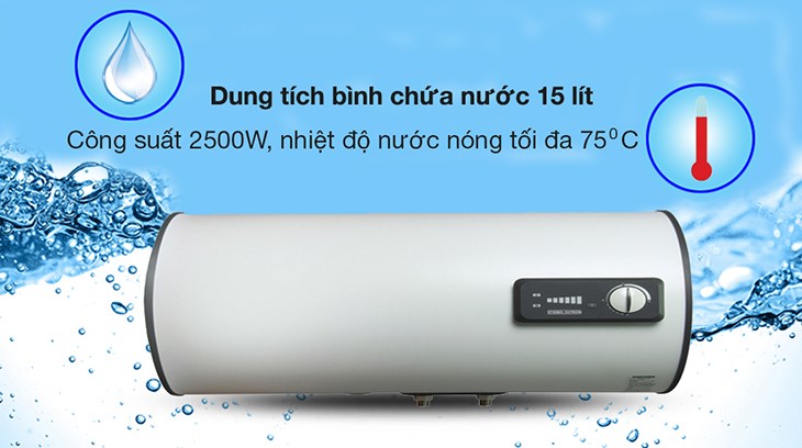 Máy nước nóng gián tiếp Stiebel Eltron 15 lít ESH 15 H Plus T-VN 