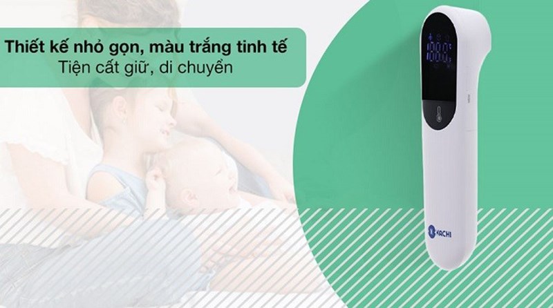 Nhiệt kế điện tử hồng ngoại Kachi JXB-315 đa dạng nhiều chế độ cùng thiết kế gọn nhẹ