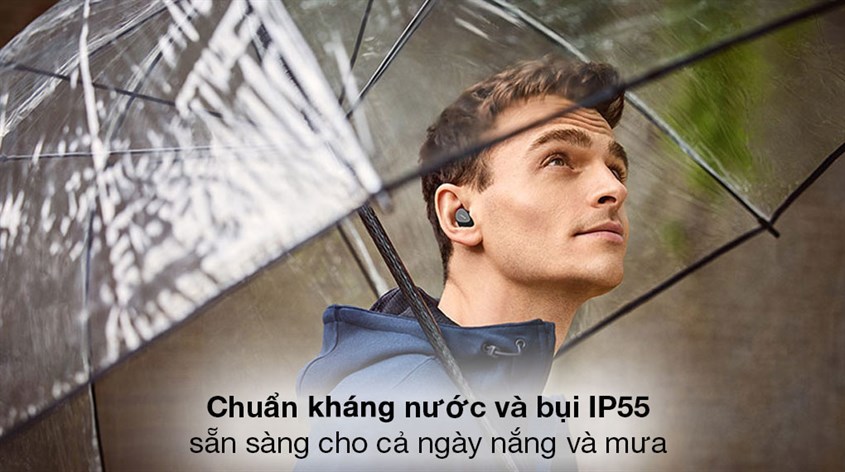 Tai nghe Bluetooth True Wireless Jabra Elite 2 có chỉ số IP lên đến IP55