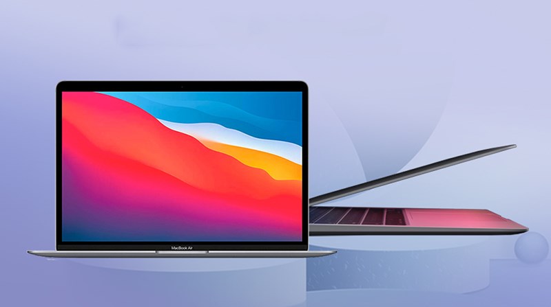 MacBook có thiết kế sang trọng, khung máy được làm từ nhôm nguyên khối