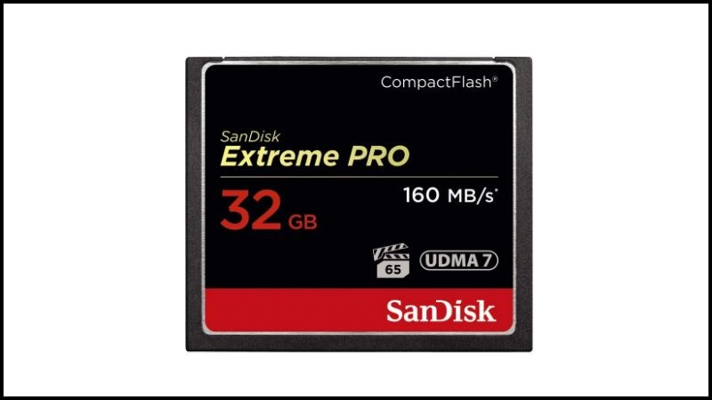 Thẻ nhớ CompactFlash tốc độ truyền tải nhanh