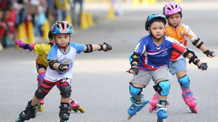 Bộ môn này luyện cho bé tính tập trung để vượt qua nhiều chướng ngại vật