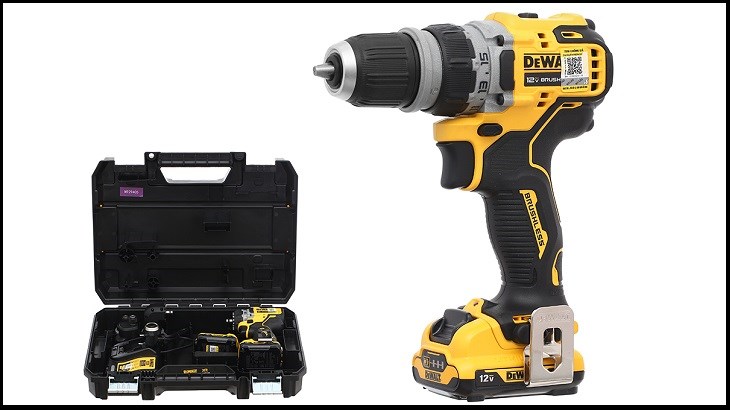 bộ máy khoan đa năng dùng pin Dewalt DCD703D2-B1 12V