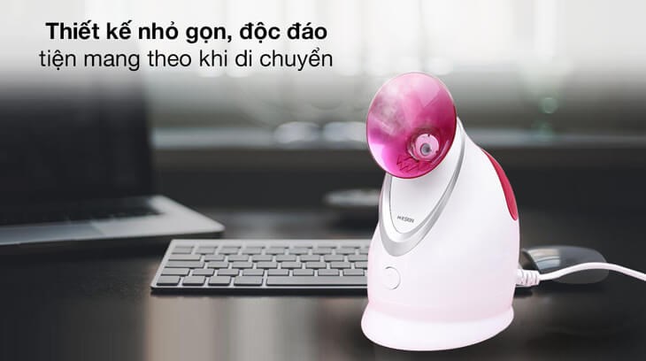 Máy xông hơi mặt nano nóng K.SKIN KD2331A sở hữu kiểu dáng hiện đại, gia tăng tính thẩm mỹ cho không gian sử dụng