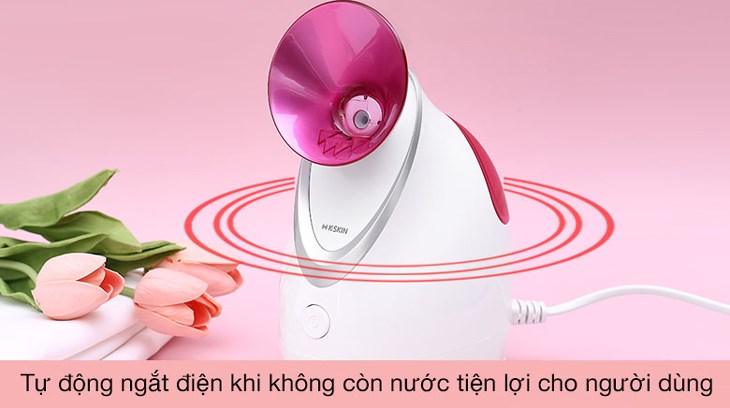 Máy xông hơi mặt nano nóng K.SKIN KD2331A được tích hợp chế độ tự động ngắt điện khi không còn nước, đảm bảo an toàn cho người sử dụng