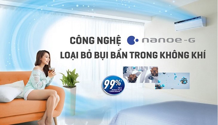 công nghệ lọc bụi Nanoe-G