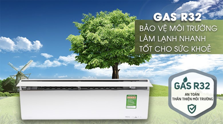 Gas R32 thân thiện với môi trường