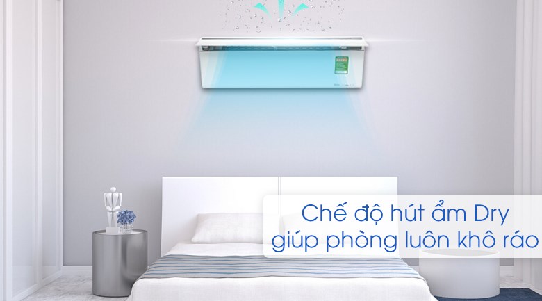 Chế độ Dry mang đến cảm giác khô ráo, khoan khoái cho người sử dụng