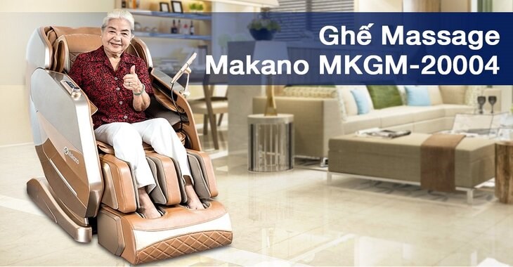 Ghế Massage Makano MKGM-20004 phù hợp với cả người già lẫn trẻ nhỏ 