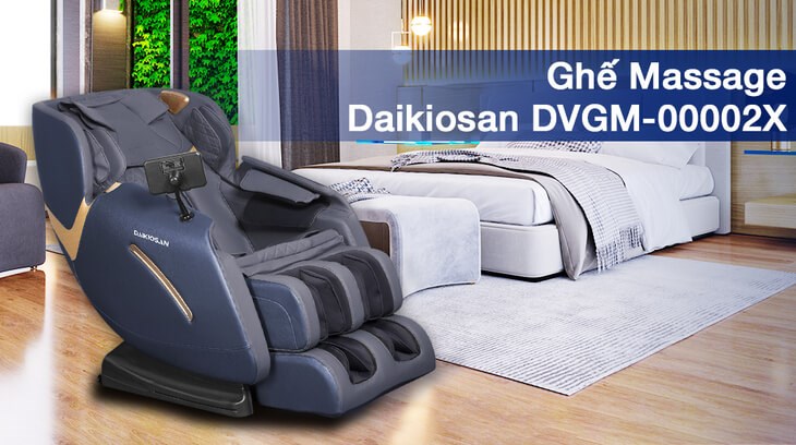 Ghế Massage Daikiosan DVGM-00002X sử dụng chất liệu da PU cực chất lượng