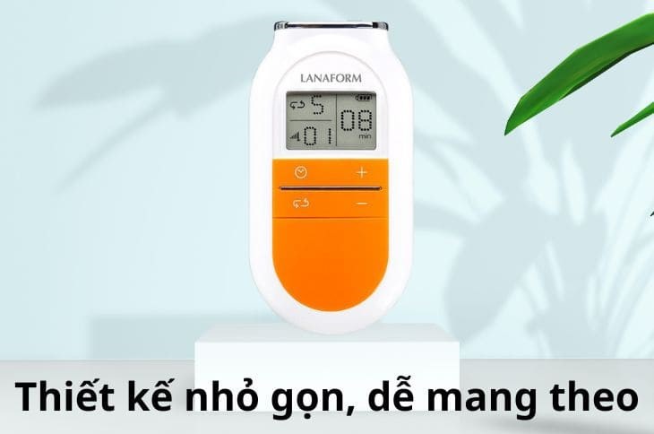 Máy massage toàn thân Lanaform LA100206 có kiểu dáng nhỏ gọn, thuận tiện cầm nắm và mang theo đến bất cứ nơi đâu mà bạn muốn