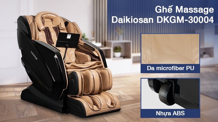 Ghế Massage Daikiosan DKGM-30004 cách điện tốt, giúp bạn an tâm khi sử dụng