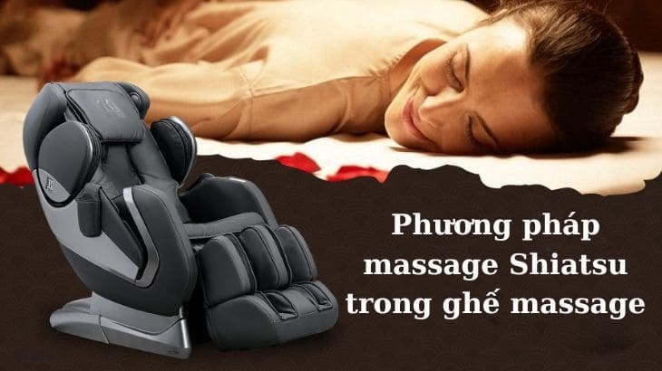 Phương pháp massage Shiatsu được các kỹ sư nghiên cứu và phát triển kỹ thuật trên nhiều dòng ghế massage cao cấp