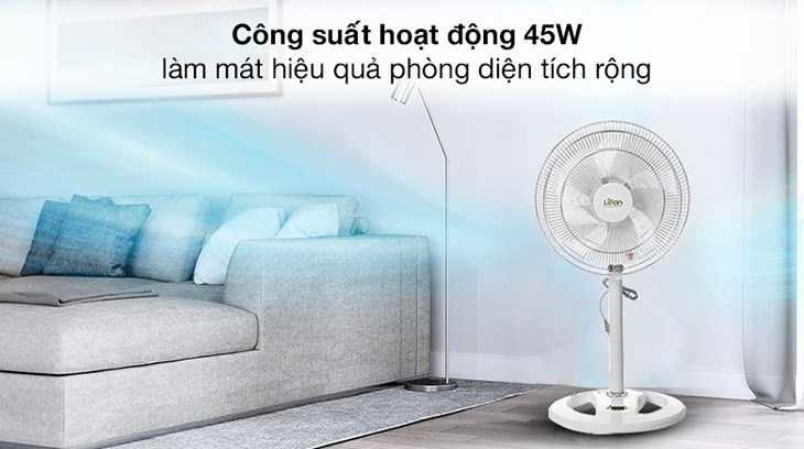 Quạt đứng Lifan Đ-616A 5 cánh vận hành mượt mà và ổn định