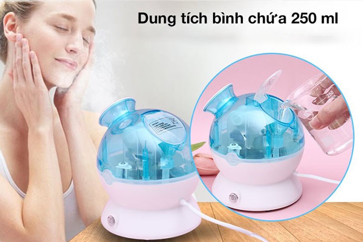 Đảm bảo bình chứa đổ đủ lượng nước trước khi dùng máy xông hơi mặt lạnh K.SKIN KD23316