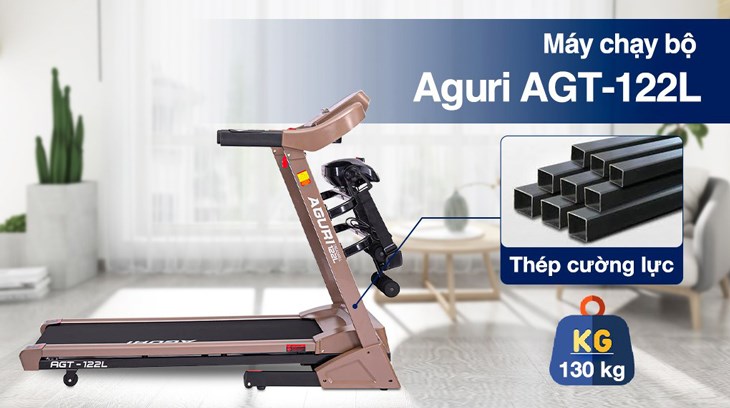 Máy Chạy Bộ Aguri AGT-122L đến từ thương hiệu Aguri uy tín và chất lượng