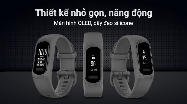 Vòng đeo tay thông minh Garmin Vivosmart 5 có độ bền tốt