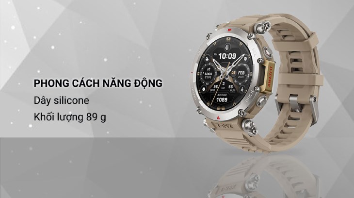 Đồng hồ thông minh Amazfit T-Rex Ultra 47.3mm có thiết kế hiện đại phù hợp với nhu cầu người dùng