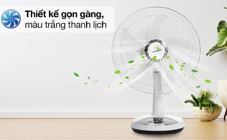 Quạt sạc điện Sunhouse SHD7223 tạo luồng gió mát, thổi bay cái nóng khó chịu